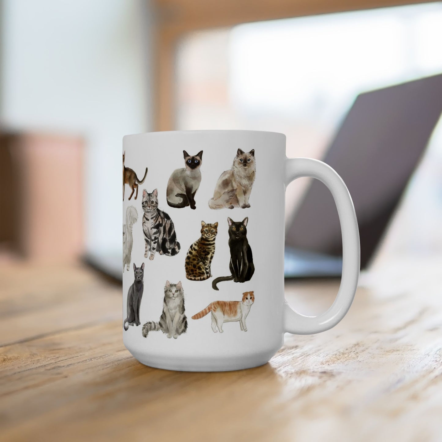 Curious Cats Ceramic Mug