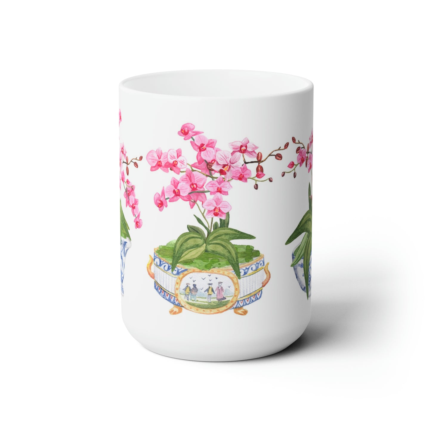 Opulent Orchids Ceramic Mug