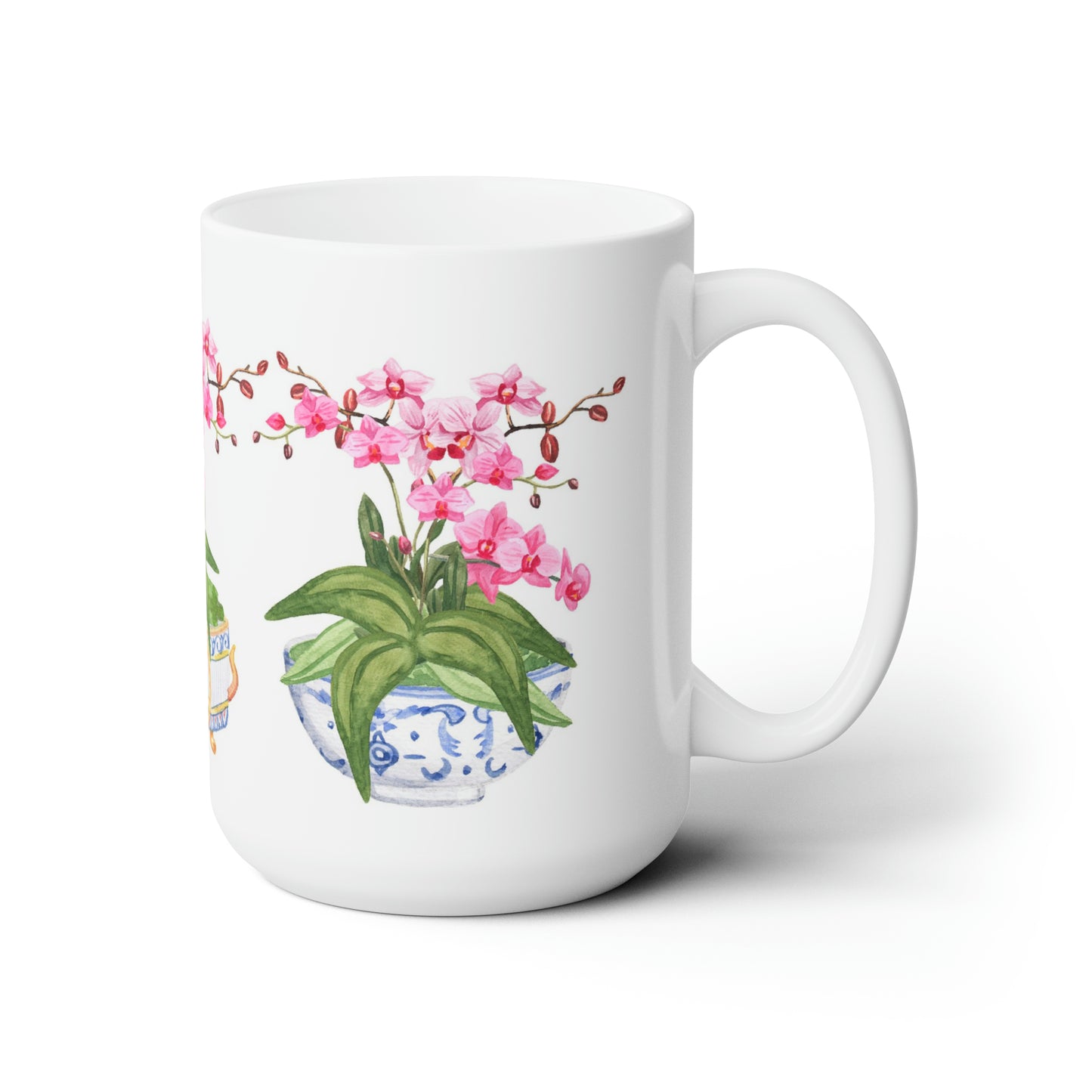 Opulent Orchids Ceramic Mug