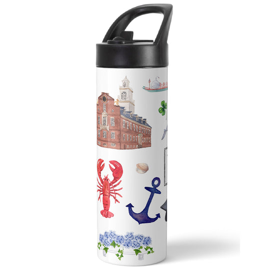 Boston Forever! Insulated Water Bottle With Optional Monogram