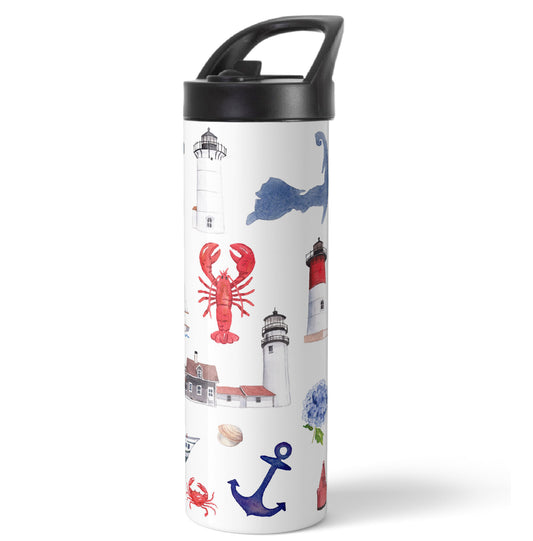 Cape Cod Forever! Insulated Water Bottle With Optional Monogram