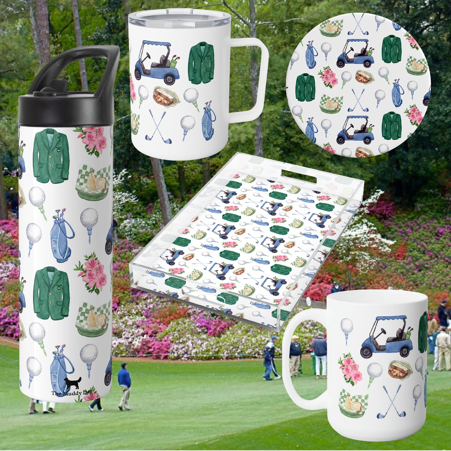 Augusta Golf Ceramic Coaster
