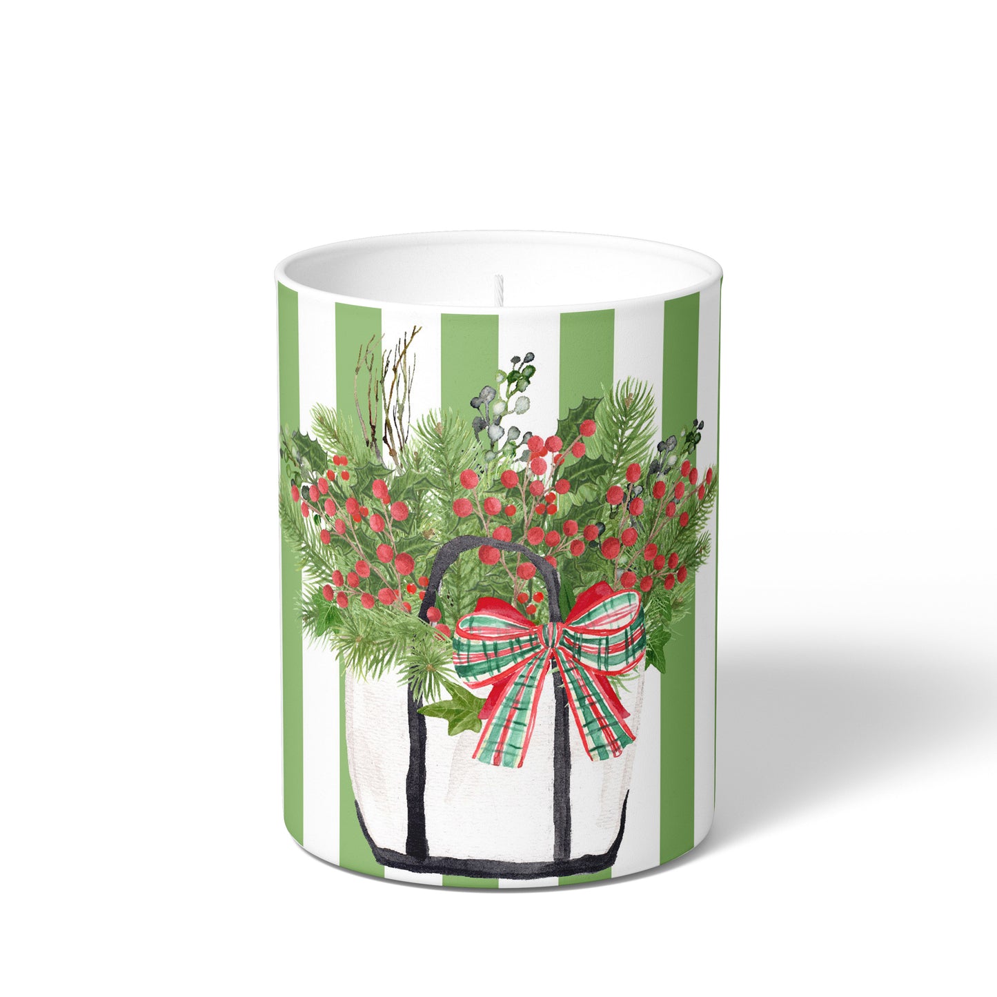 Holiday Candle Tartan & Pine™ Christmas Tote