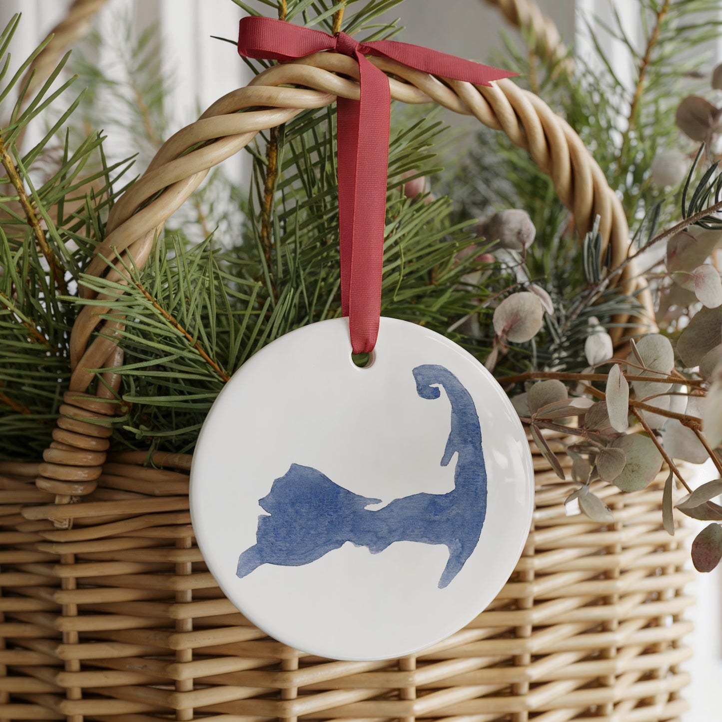 Cape Cod Forever! Two Sided Ornament With Gift Box