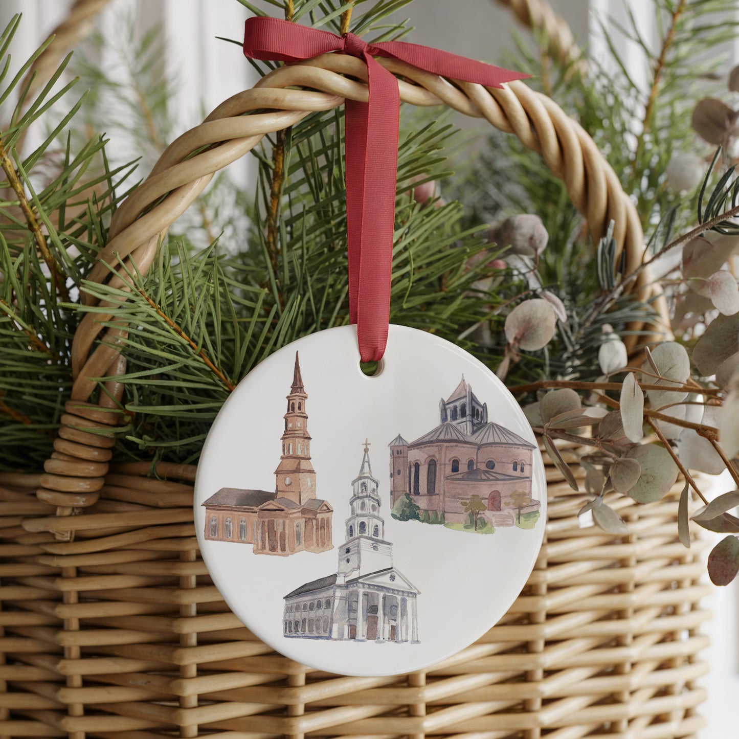 Charleston Forever! Two Sided Ornament With Gift Box