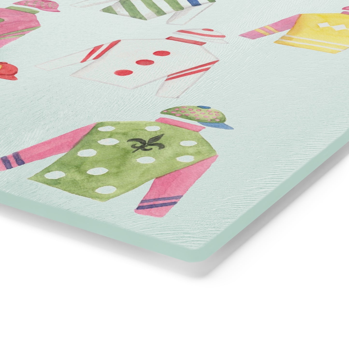 Tempered Glass Cutting Board - Off To The Races