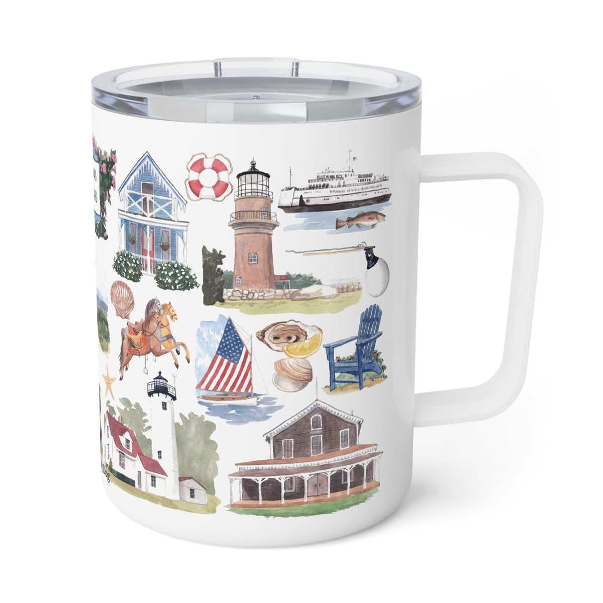 Martha's Vineyard Forever! Insulated Travel Mug