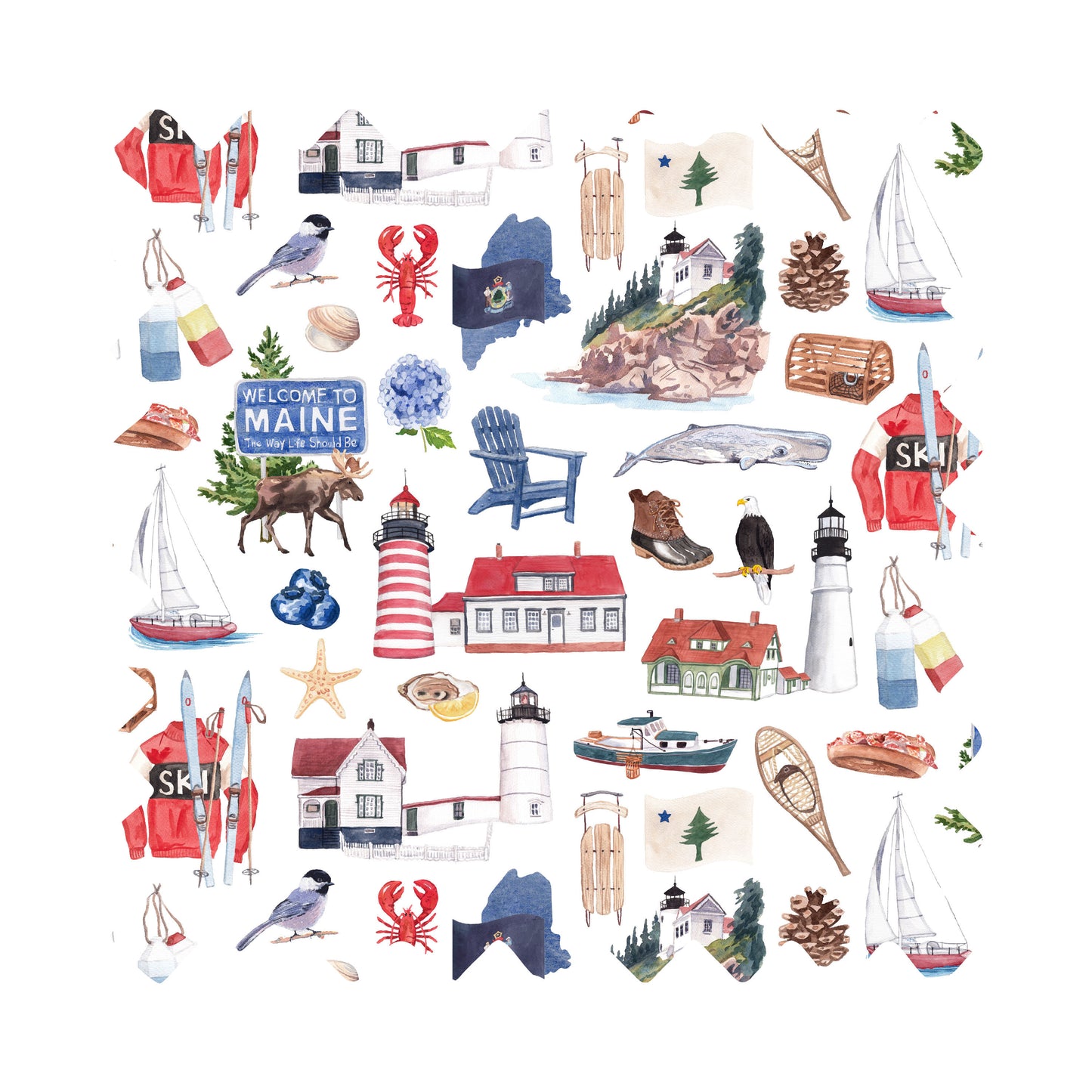 Maine Forever! Luxury Gift Wrap