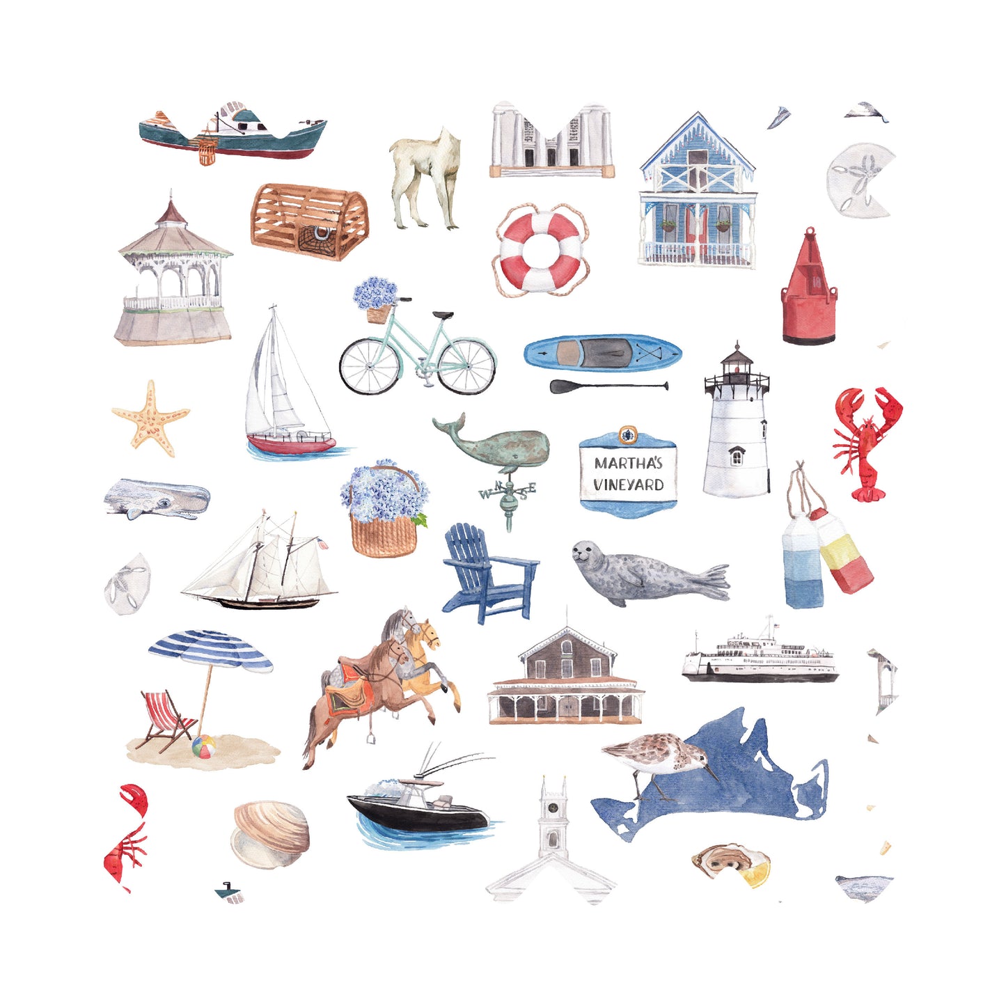 Martha's Vineyard Forever! Luxury Gift Wrap