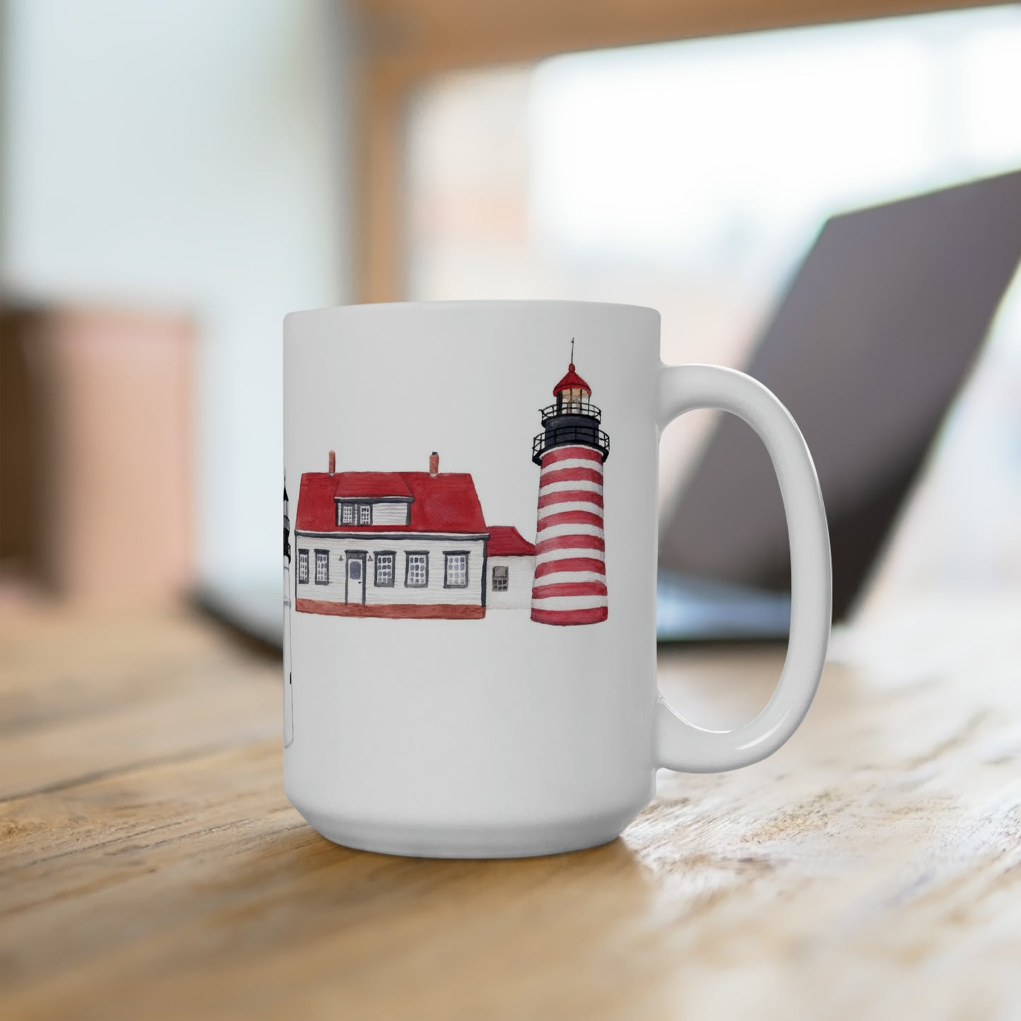 Maine Lighthouses Ceramic Mug
