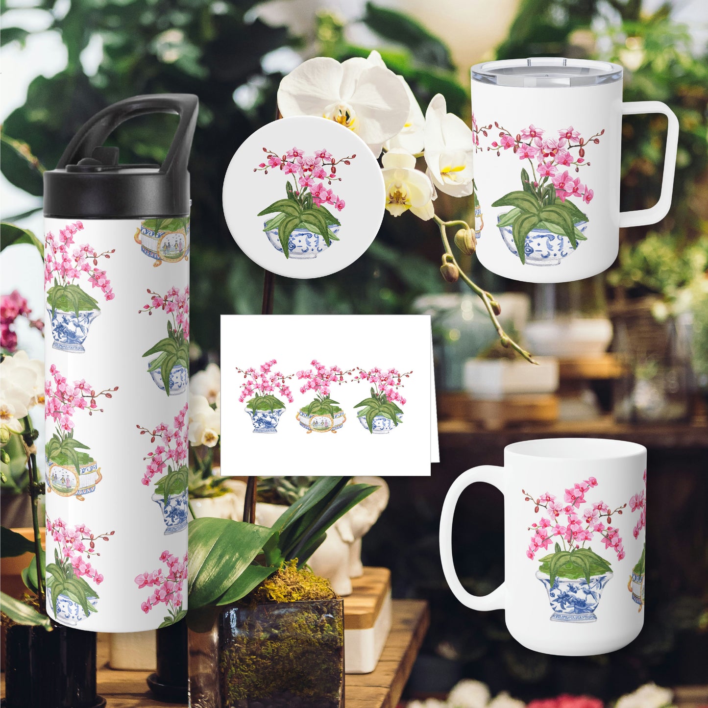 Opulent Orchids Ceramic Mug