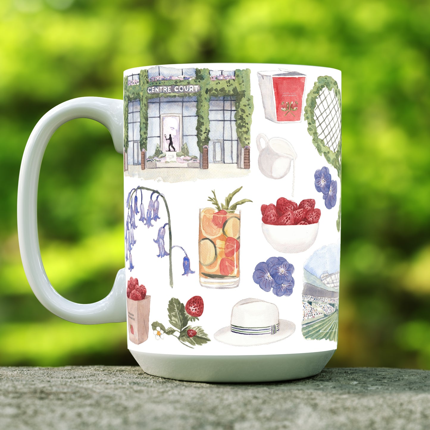 Wimbledon Tennis Ceramic Mug