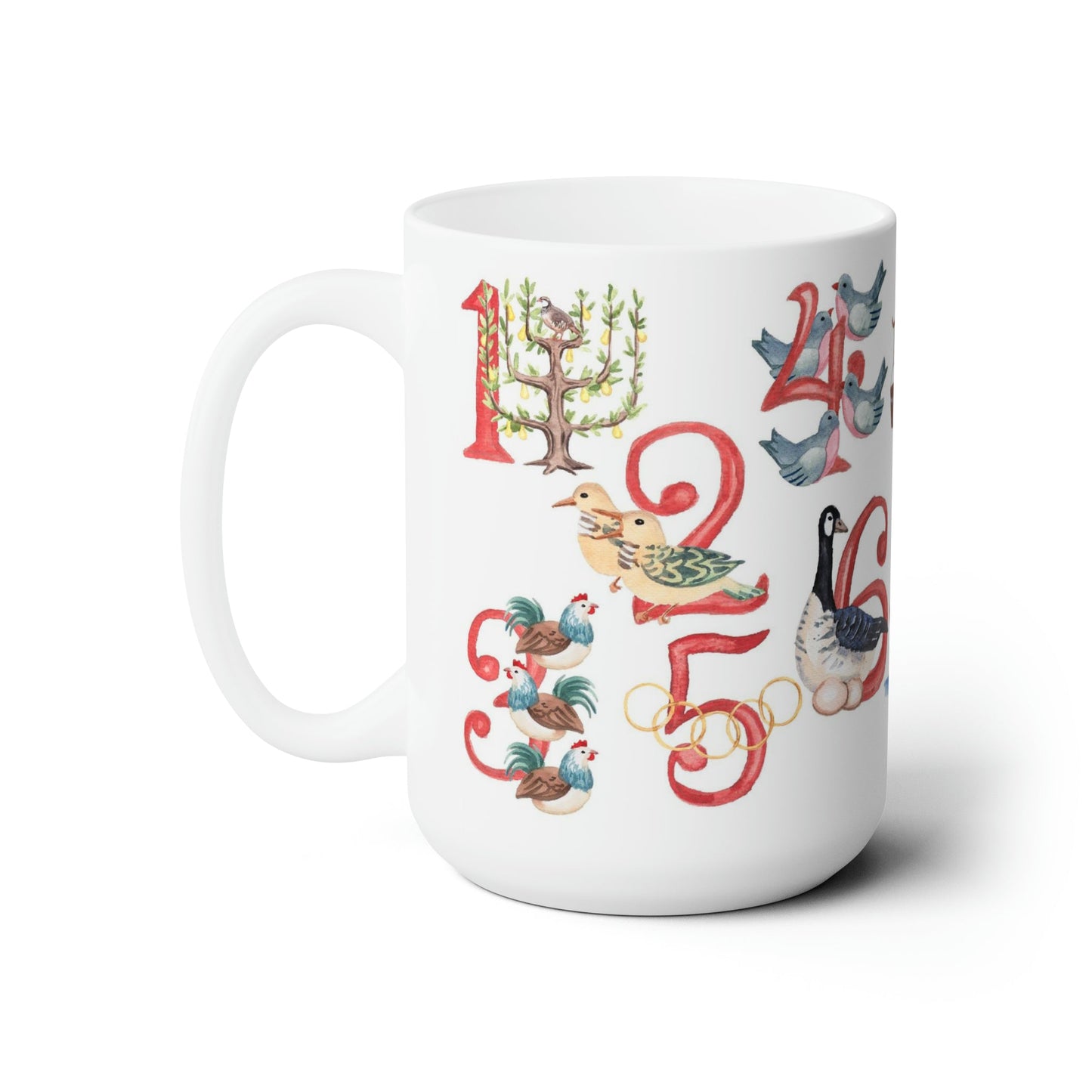 12 Days of Christmas Ceramic Mug