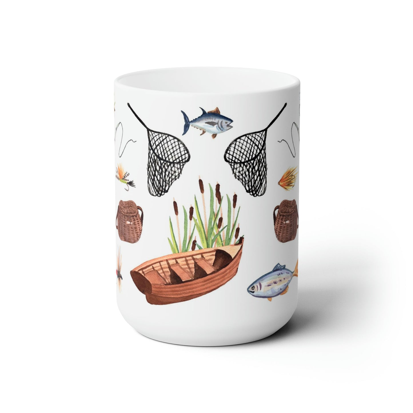 Gone Fishing Ceramic Mug