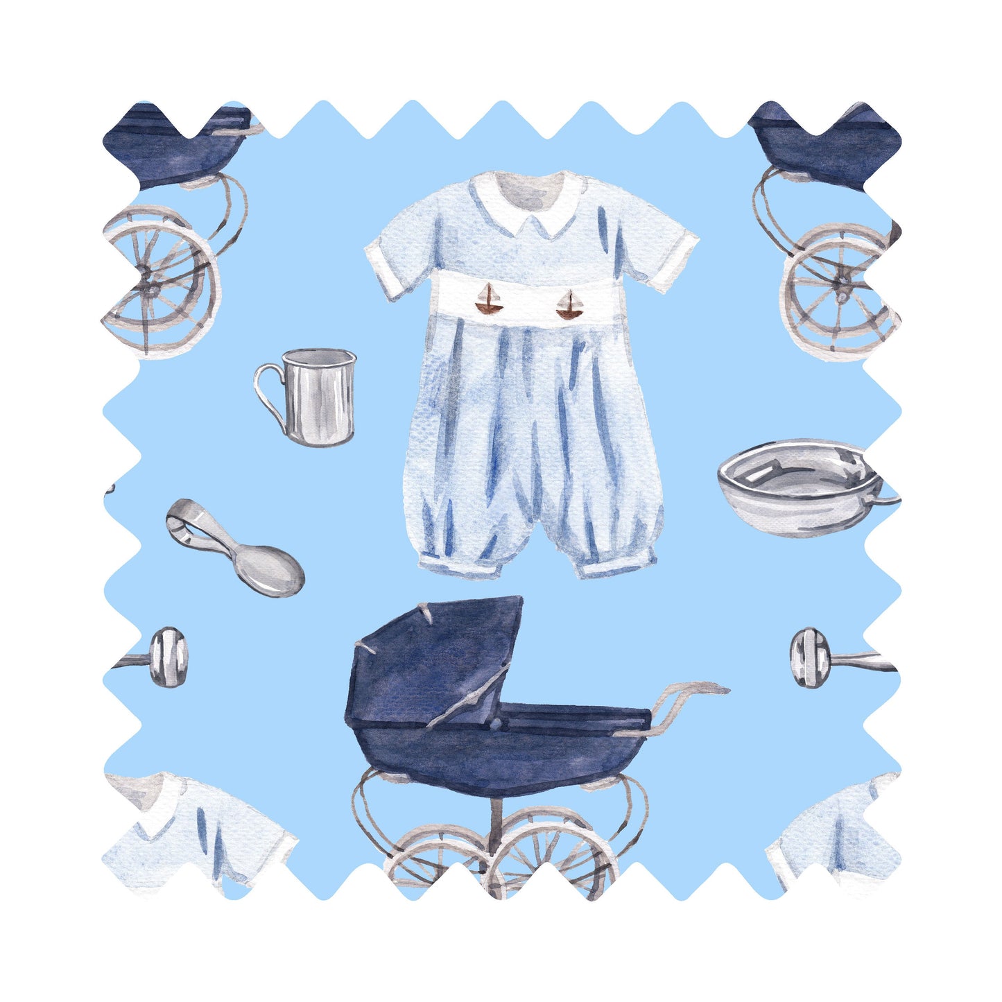Baby Boy Love Luxury Gift Wrap
