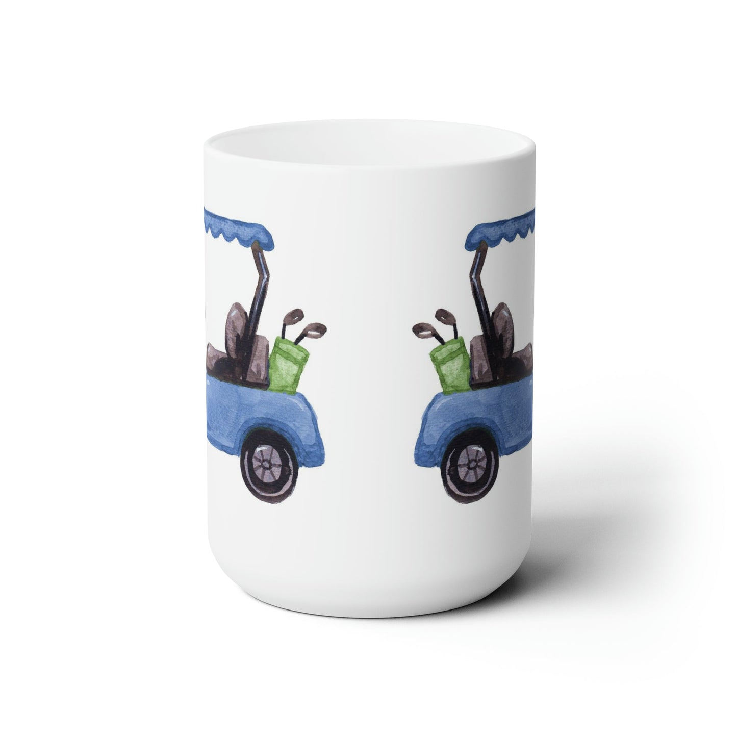 Hit The Greens Golfing Ceramic Mug