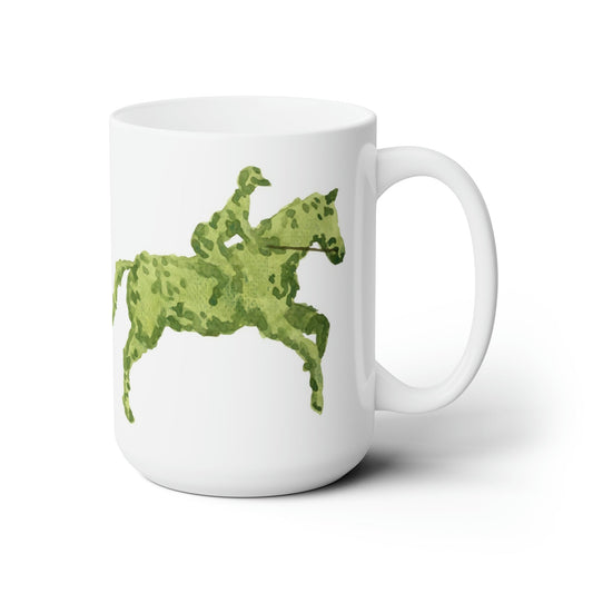 Topiary Horse Ceramic Mug