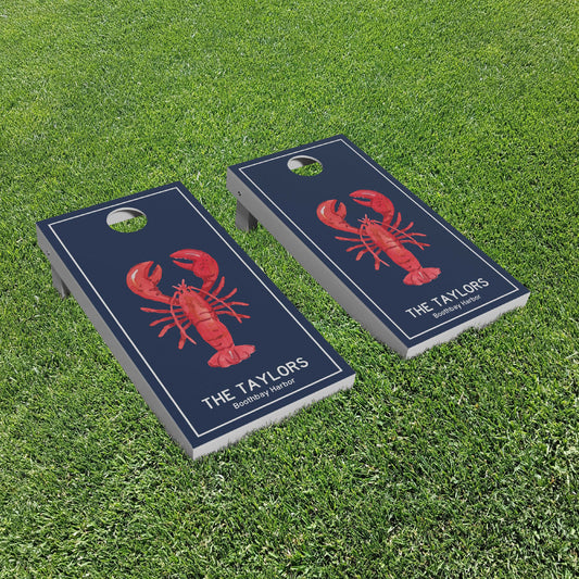 Luxury Personalized Lobstah Cornhole Boards - A Perfect Gift!