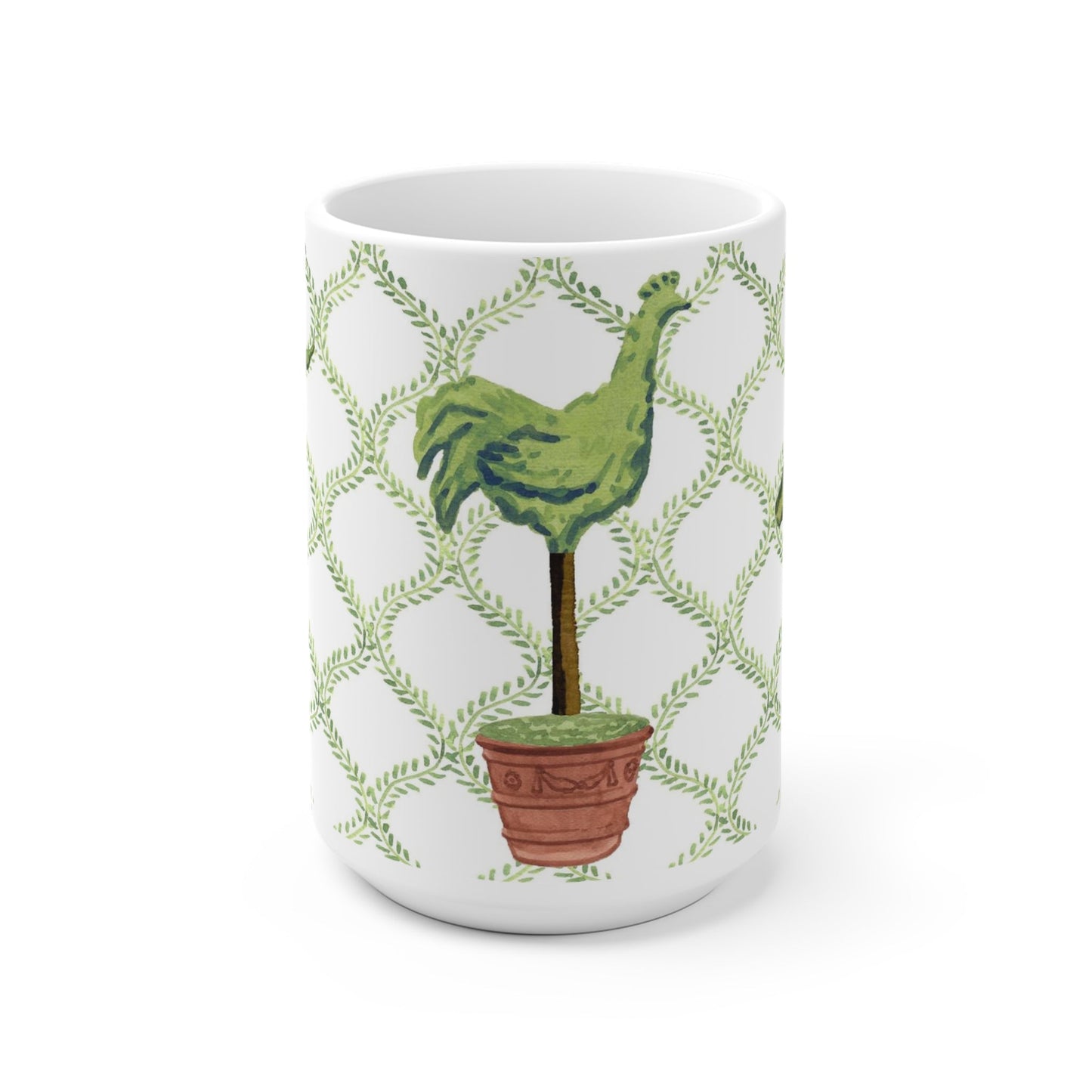 Garden Visitors Ceramic Mug