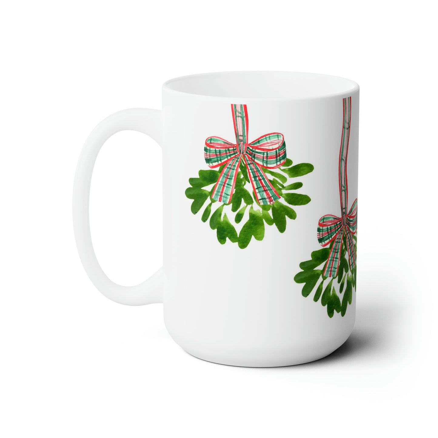 Kiss Kiss Christmas Ceramic Mug