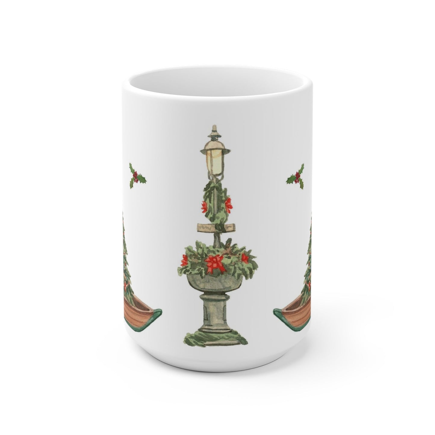 Nantucket Christmas Ceramic Mug