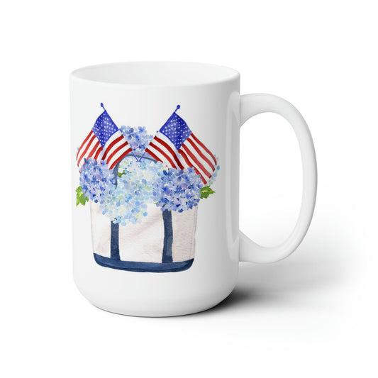 Patriotic Tote Ceramic Mug