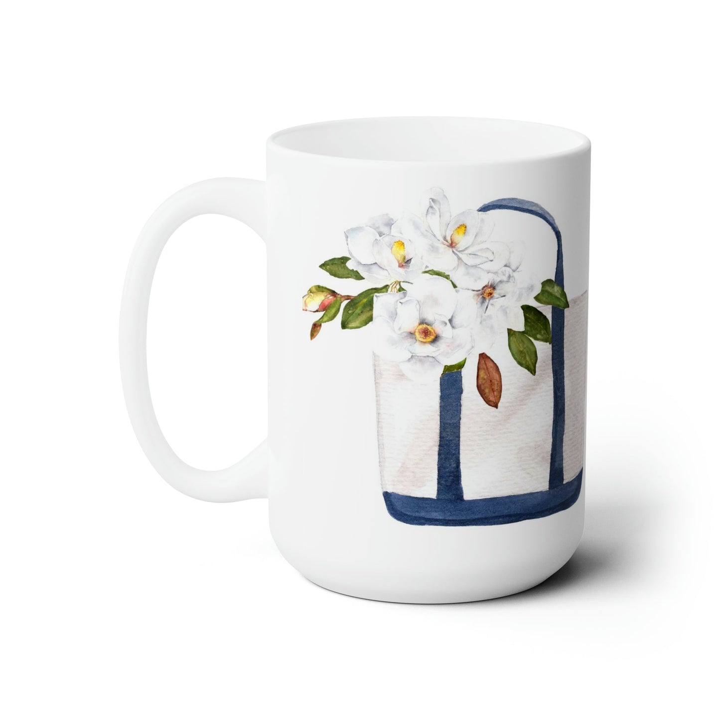 Southern Tote Magnolia Ceramic Mug