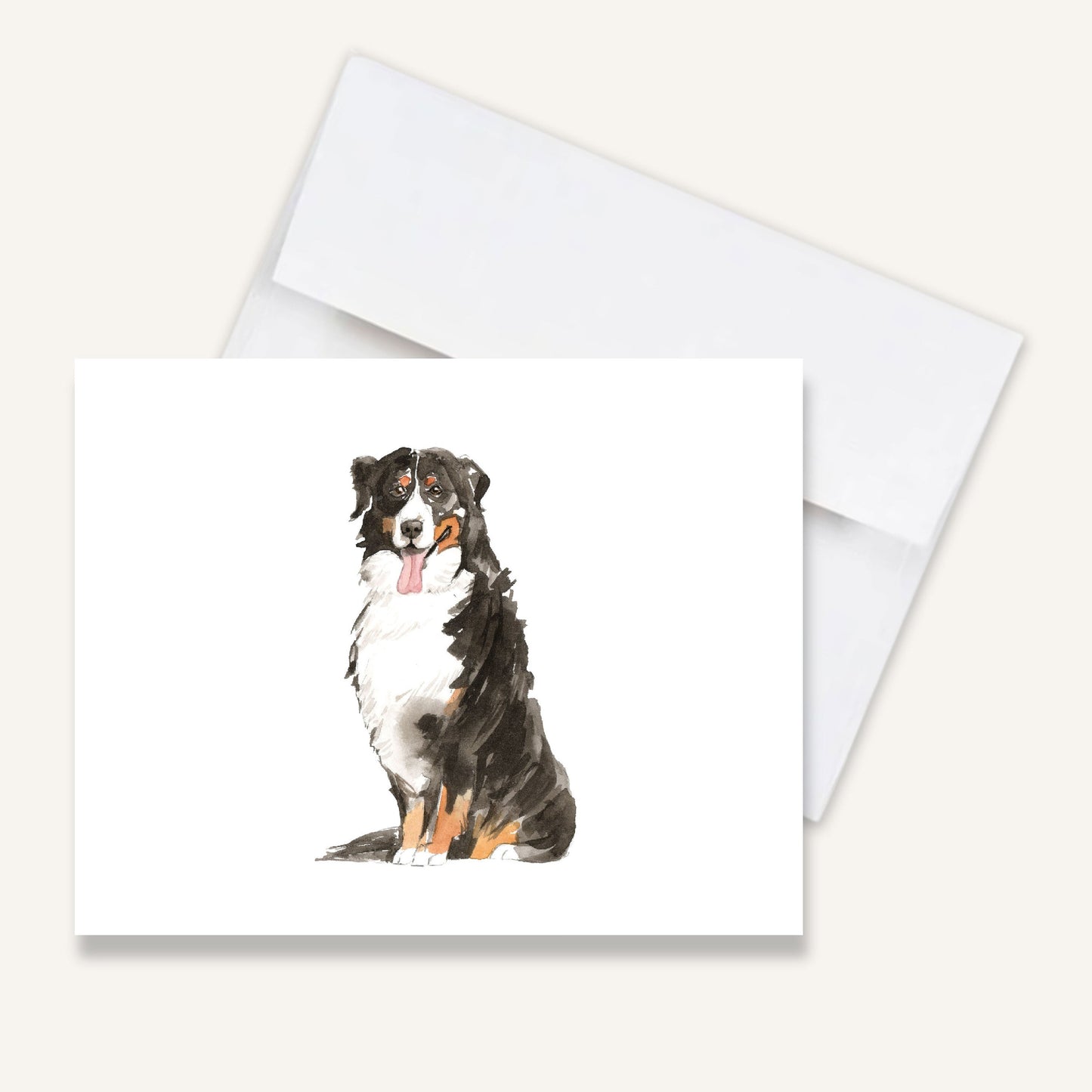 Bernese Mountain Dog Folded Notecards