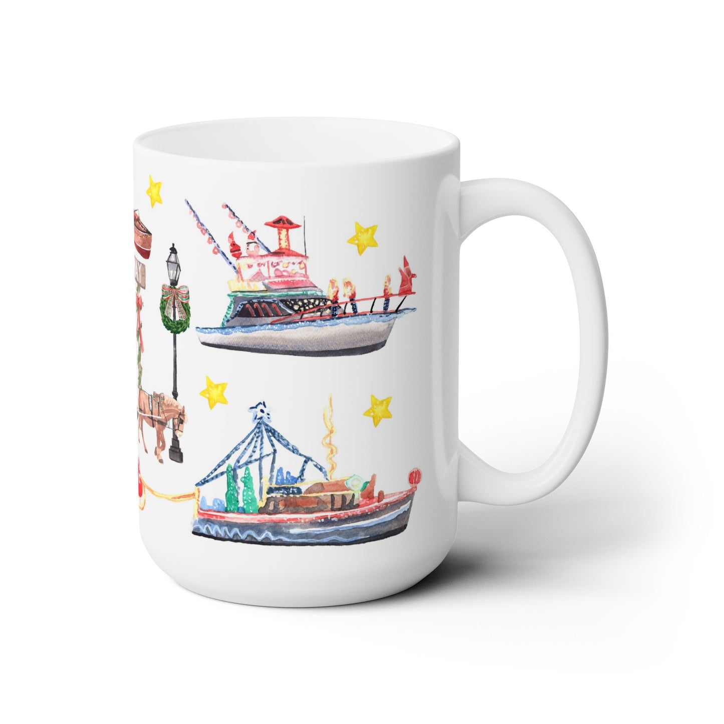 Cape May Christmas Ceramic Mug
