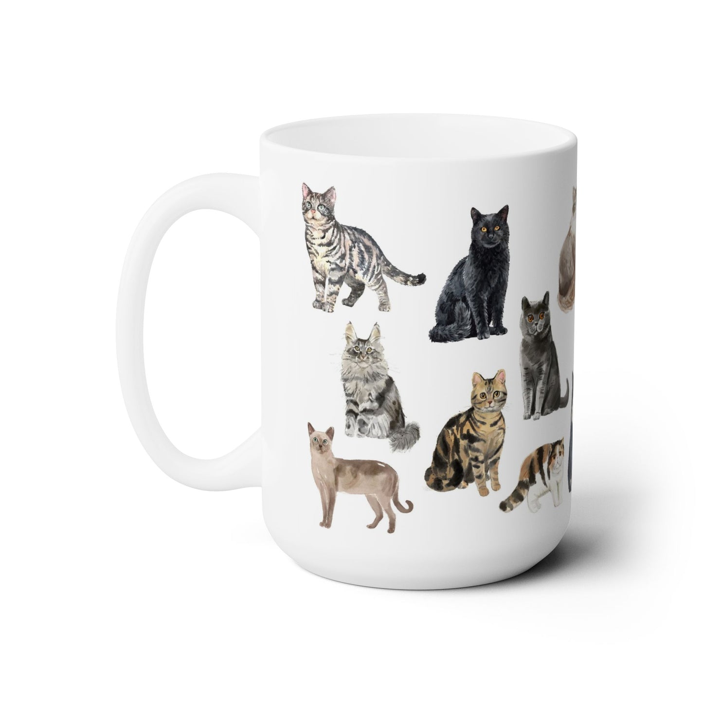 Curious Cats Ceramic Mug