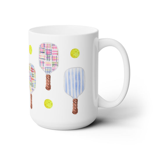 Pickleball Ceramic Mug - Marblehead Madras