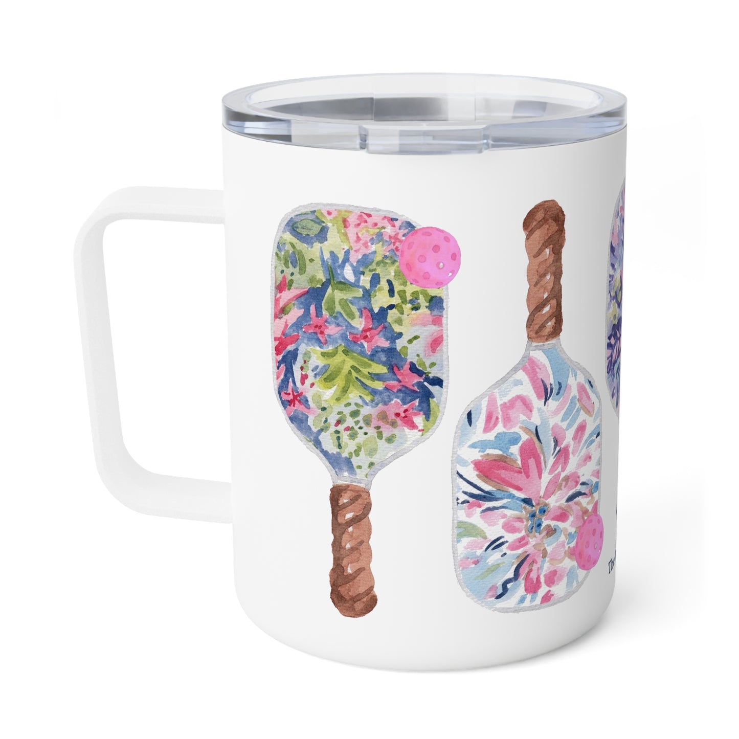 Pickleball Insulated Travel Multi Mug With Optional Monogram - Pickled