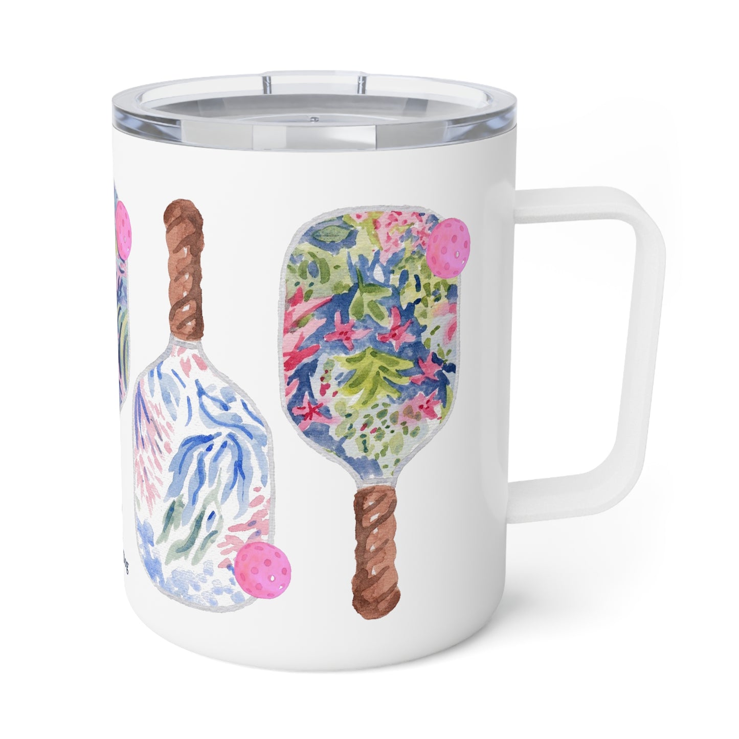 Pickleball Insulated Travel Multi Mug With Optional Monogram - Pickled