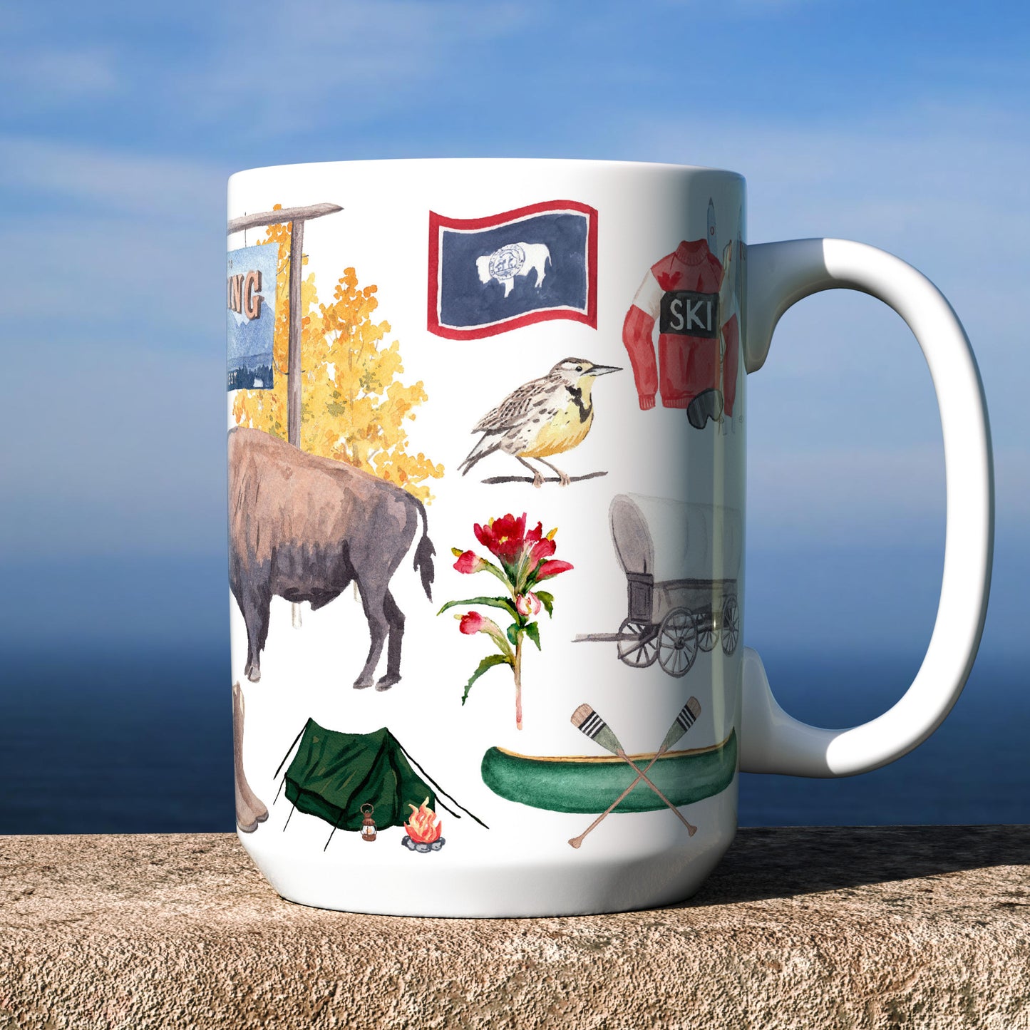Wyoming Forever! Ceramic Mug