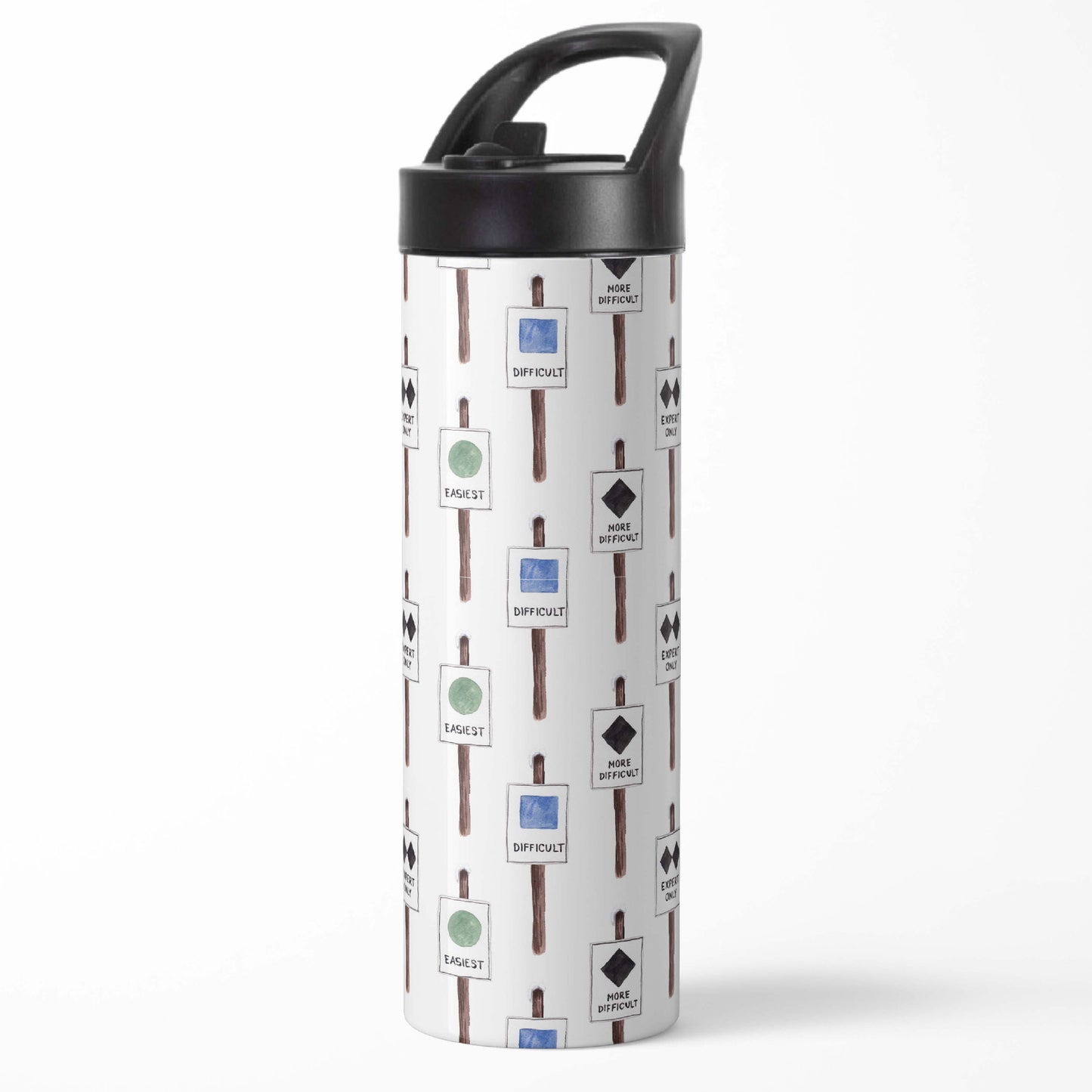 Ski Signs Insulated Water Bottle