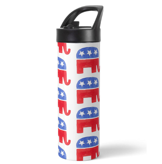 Republican Elephant Insulated Water Bottle