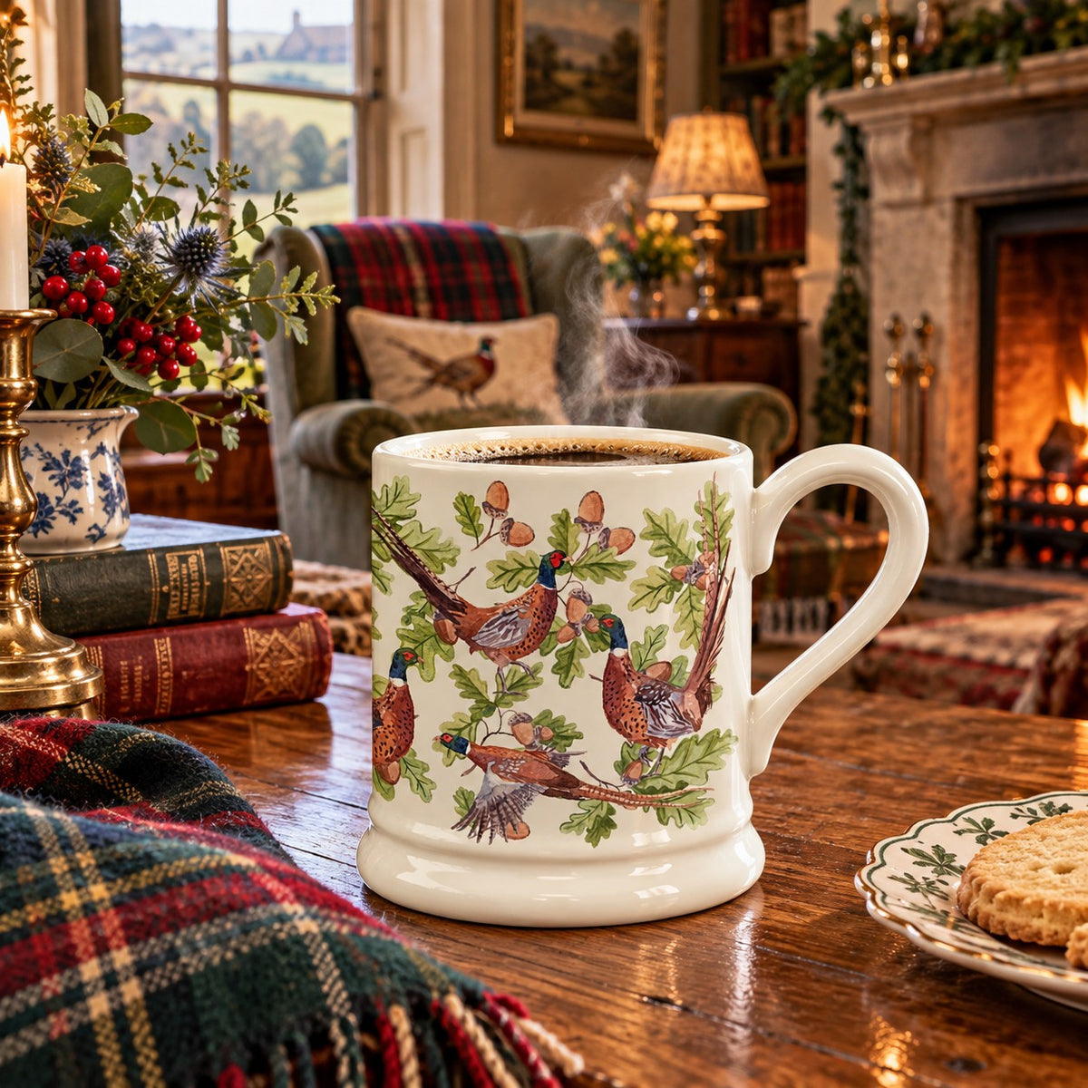 Pheasant & Oak Woodland Mug