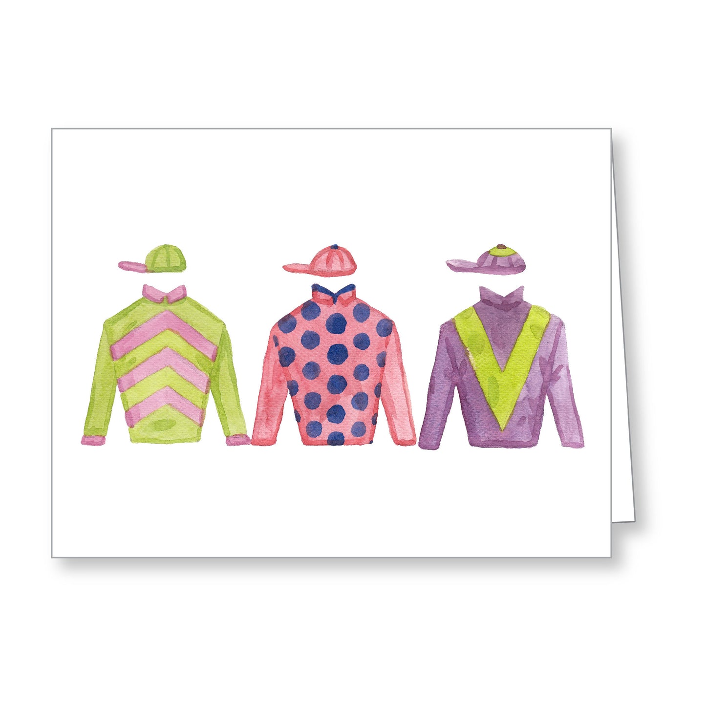 Derby Days Folded Notecards