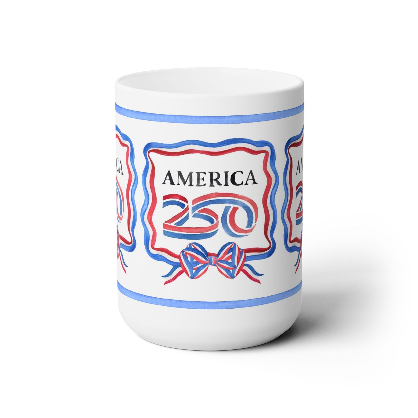 America250® Patriotic Framed Logo Ceramic Mug