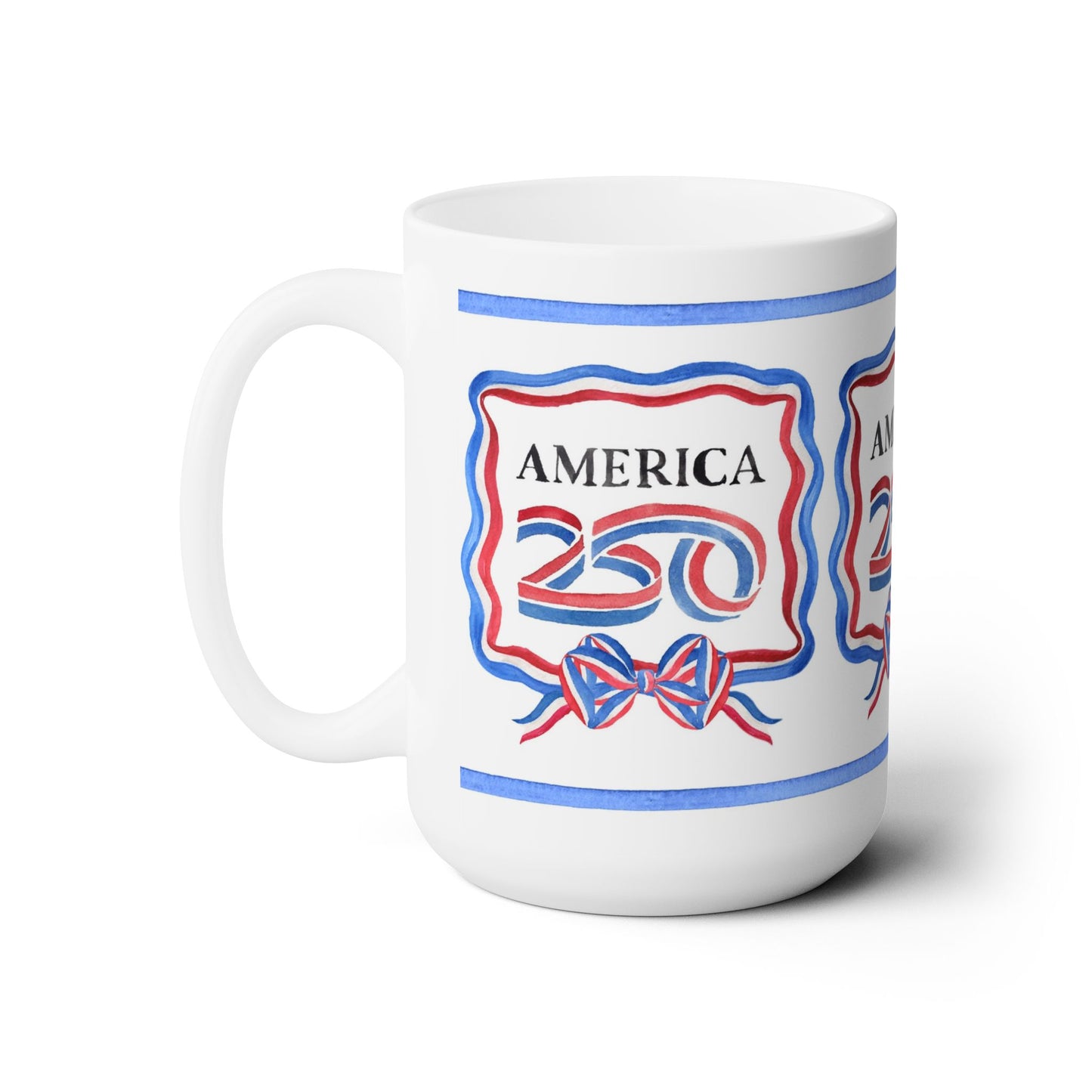 America250® Patriotic Framed Logo Ceramic Mug