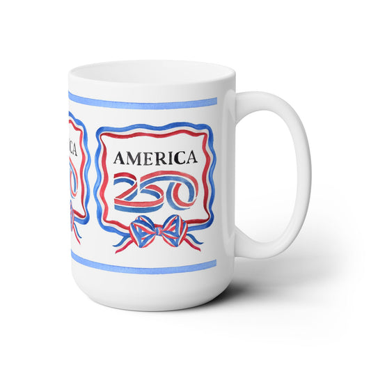America250® Patriotic Framed Logo Ceramic Mug