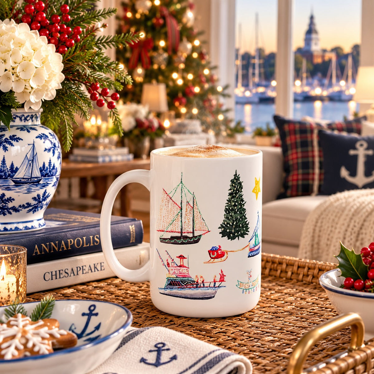 Annapolis Christmas Ceramic Mug