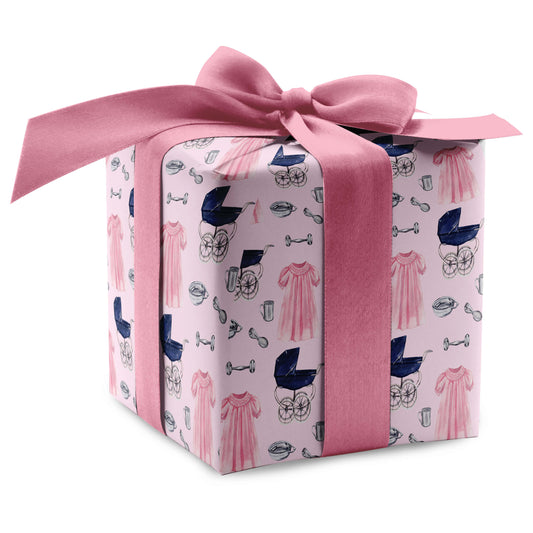 Baby Girl Love Luxury Gift Wrap