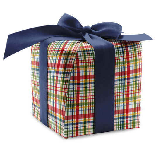 Big Sur Plaid Luxury Gift Wrap