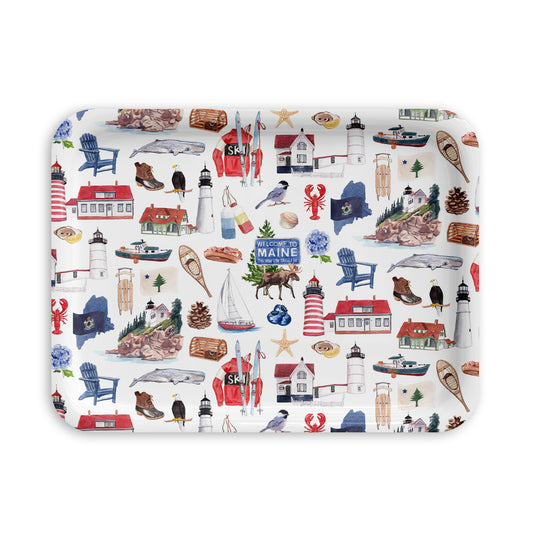 Maine Forever! Birchwood Serving Tray
