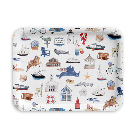 Martha's Vineyard Birchwood Serving Tray