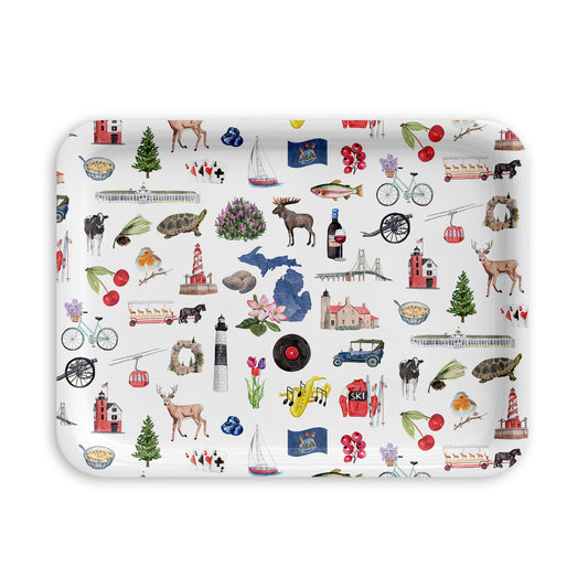 Michigan Forever! Birchwood Serving Tray