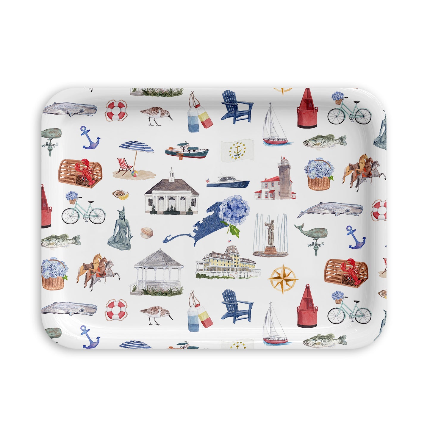 Watch Hill Forever! Birchwood Serving Tray