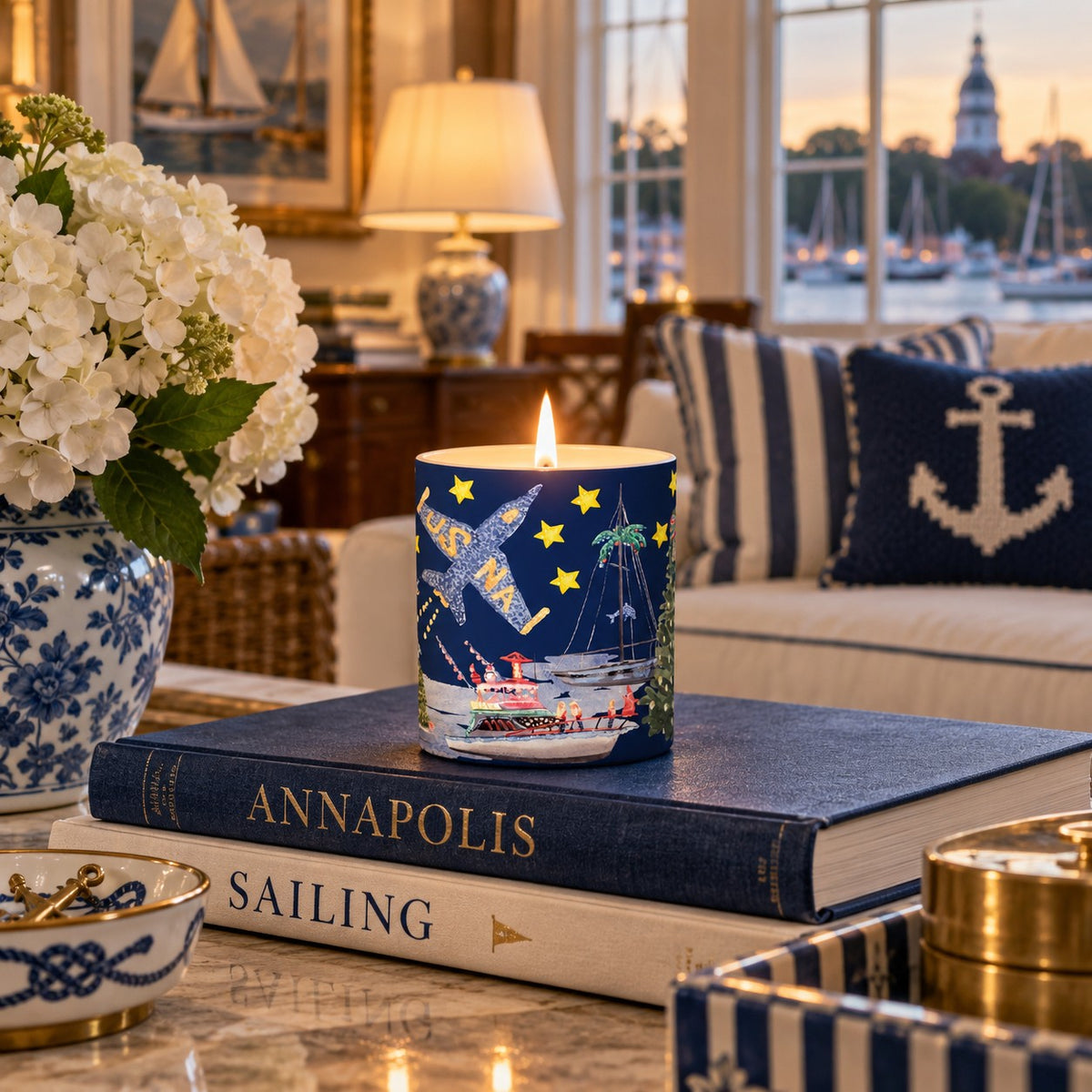 Annapolis Christmas Candle Tartan & Pine™