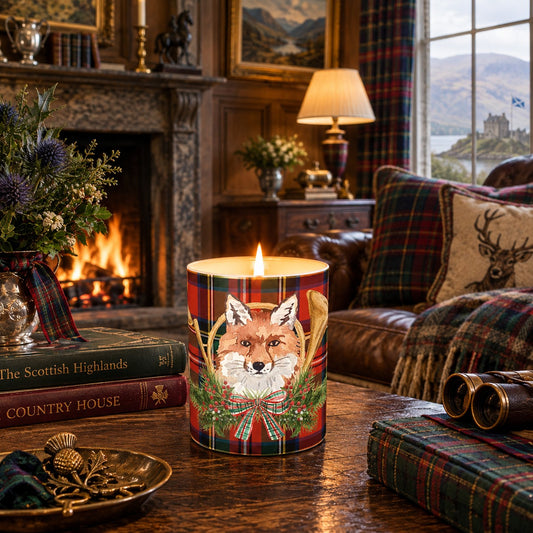 Holiday Candle Tartan & Pine™ - Beaufort Christmas